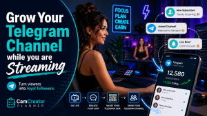 grow your telegram channel while streaming